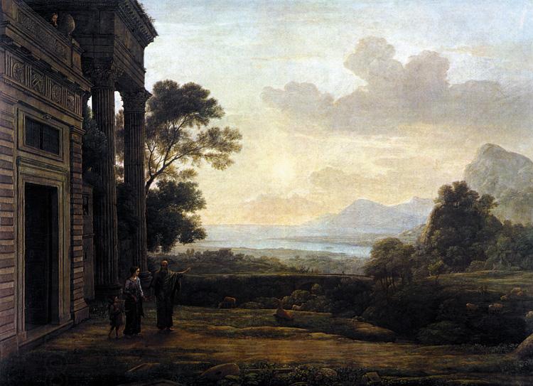 Claude Lorrain Landscape with Abraham Expelling Hagar (mk17) China oil painting art